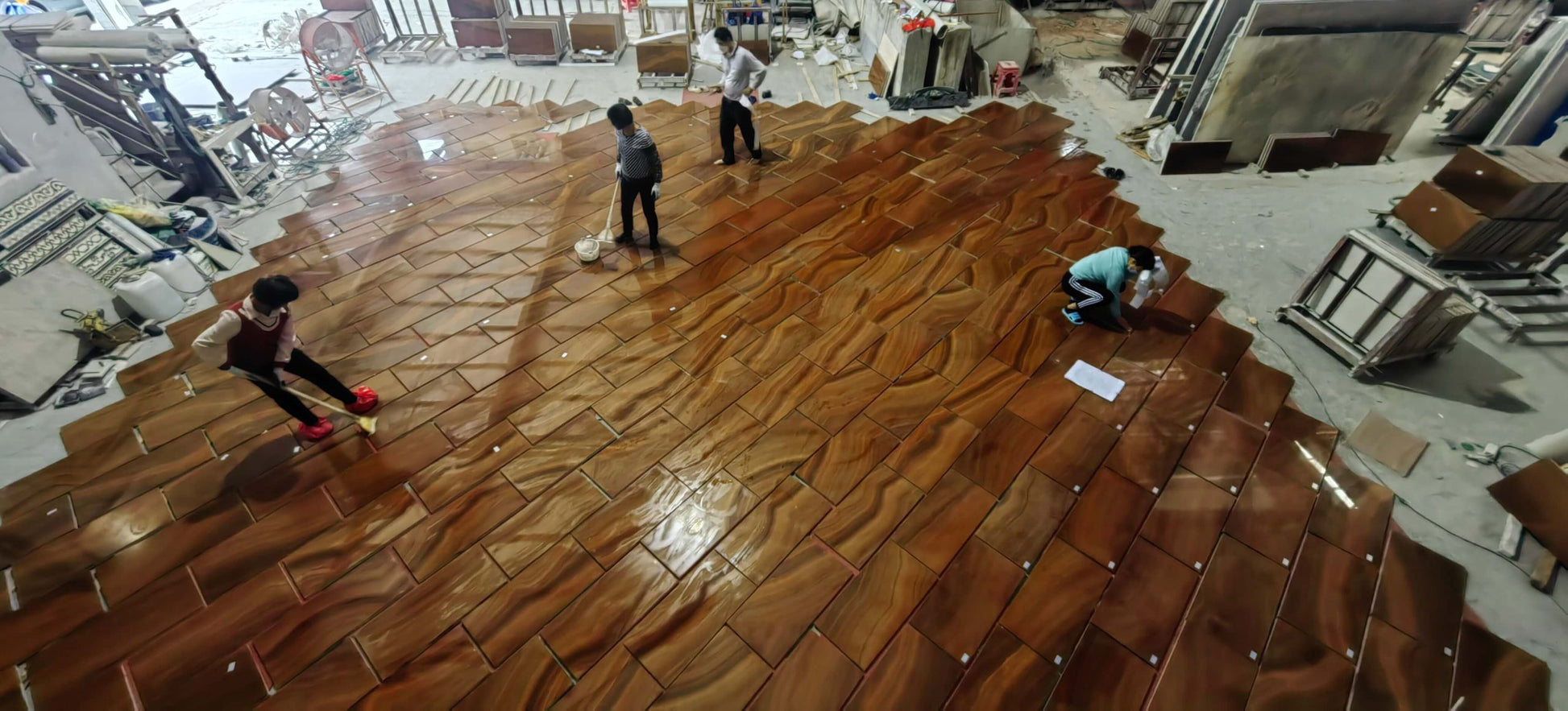 Marble Flooring Project in Singapore Marina Bay Sands